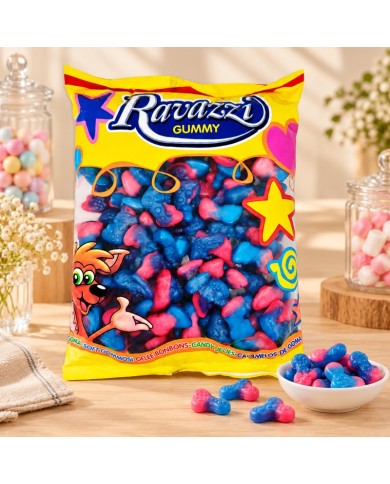 Ravazzi Gummy Joystick chicle relleno bolsa 1 kilo — ambiente lifestyle