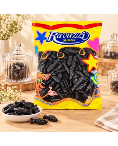 Ravazzi Gummy Peces de regaliz bolsa 1 kilo — ambiente lifestyle